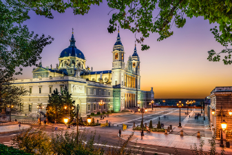 Evening over Madrid
