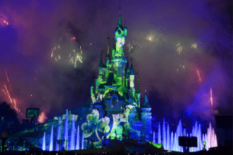 Night time magic at Disneyland Paris